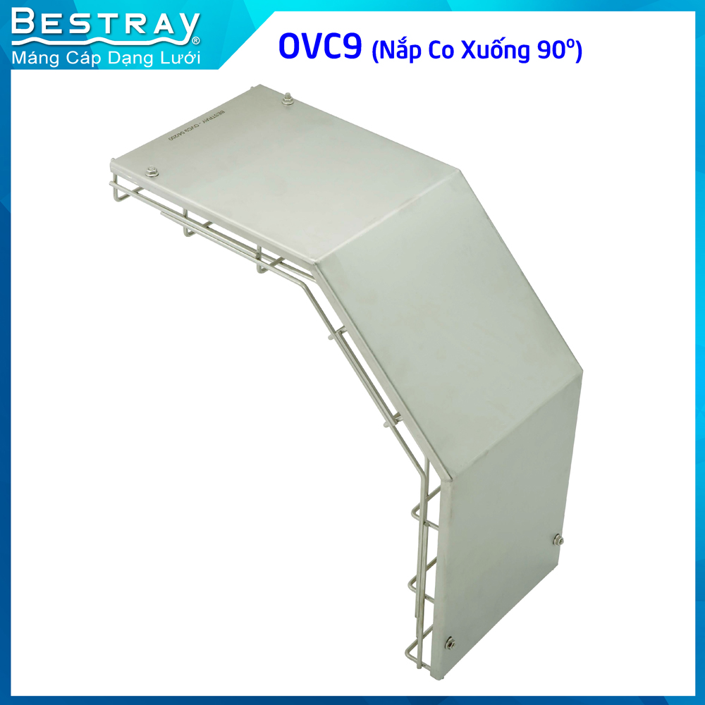 Nắp Co Xuống 90 Độ | Máng Lưới Bestray| Mã SP OVC9