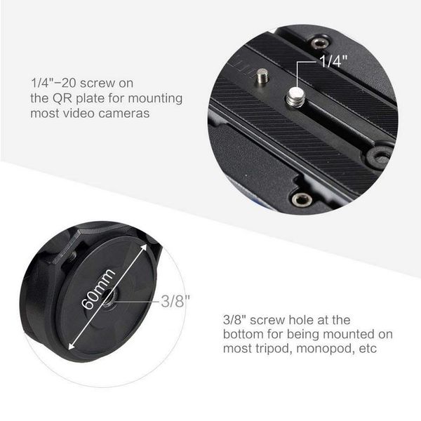 Đầu quay Benro Video Head S4 - Hàng Chính Hãng