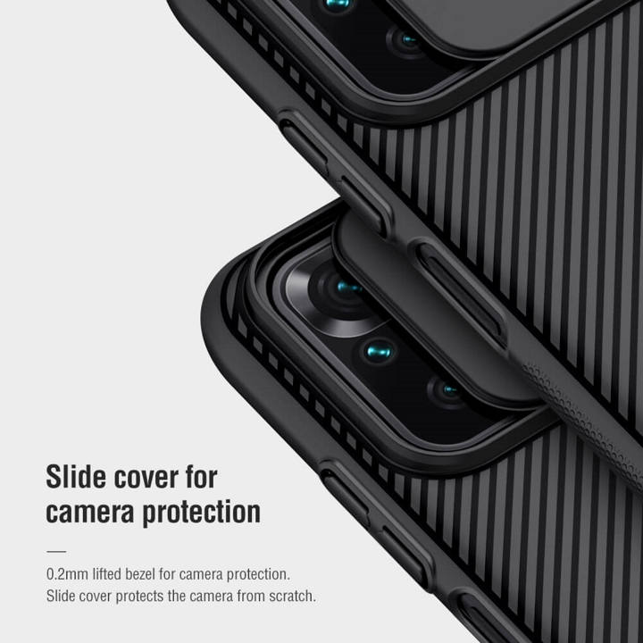 Ốp lưng cho Redmi Note 10 Nillkin bảo vệ camera - Hàng nhập khẩu