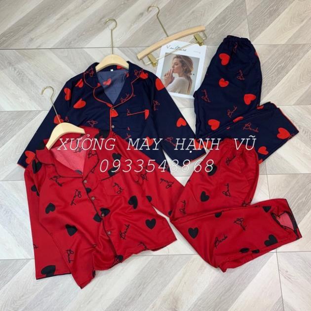 BỘ NGỦ PIJAMA DÀI TAY HÀNG LOẠI 1