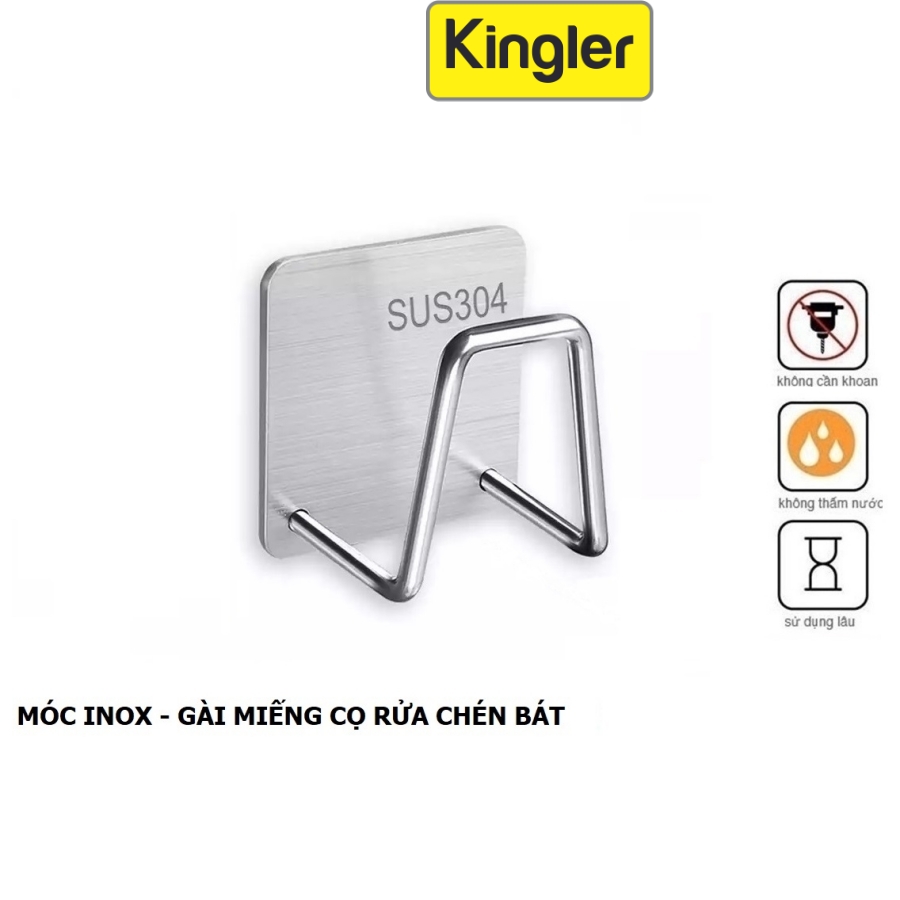 Móc Dán Tường, Móc Treo Tường Đa Năng Treo Vung, Nồi, Miếng, Giẻ Rửa Bát, Xoong, Nồi, Tiện Ích Kingler 2010