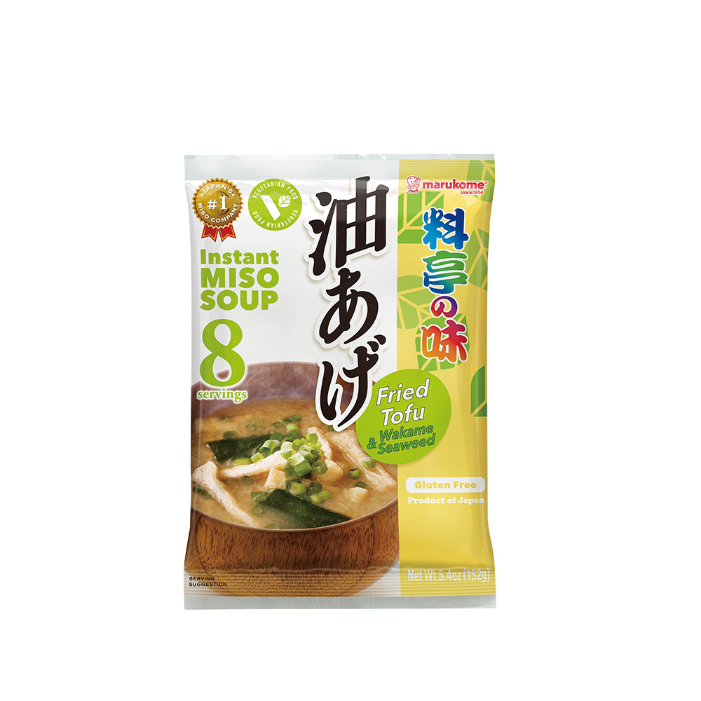 Soup Miso rong biển đậu hủ chiên chay ăn liền Marukome Nhật 152g