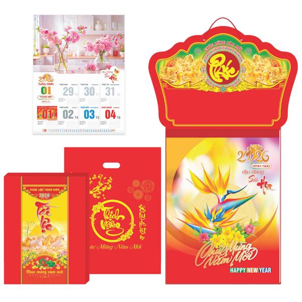 Lịch Bloc 52 Tuần - Dịu Dàng Sắc Hoa - Bảng Treo Metalize - 32 x 42 cm- TĐ49