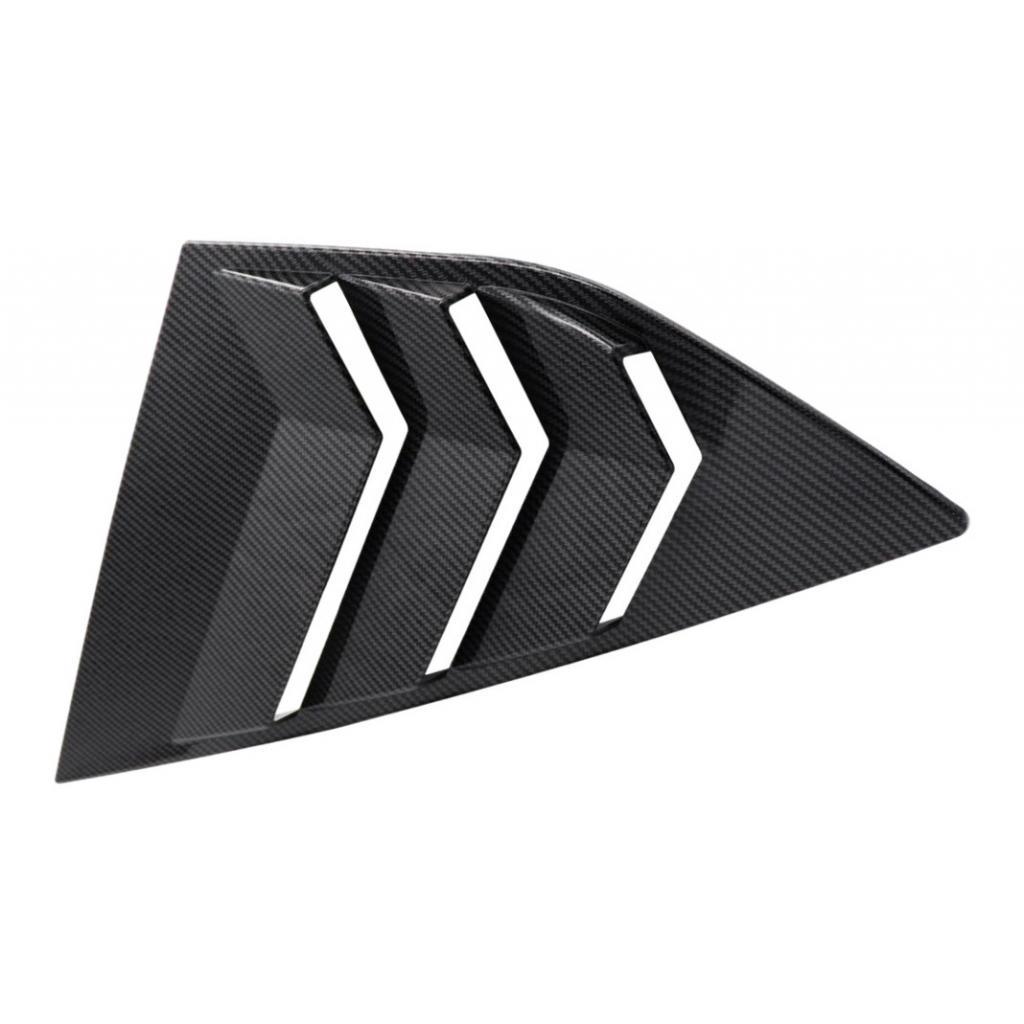 Rear Quarter Panel Window Side Louvers Vent Trim for Ford Focus Hatchback 4D