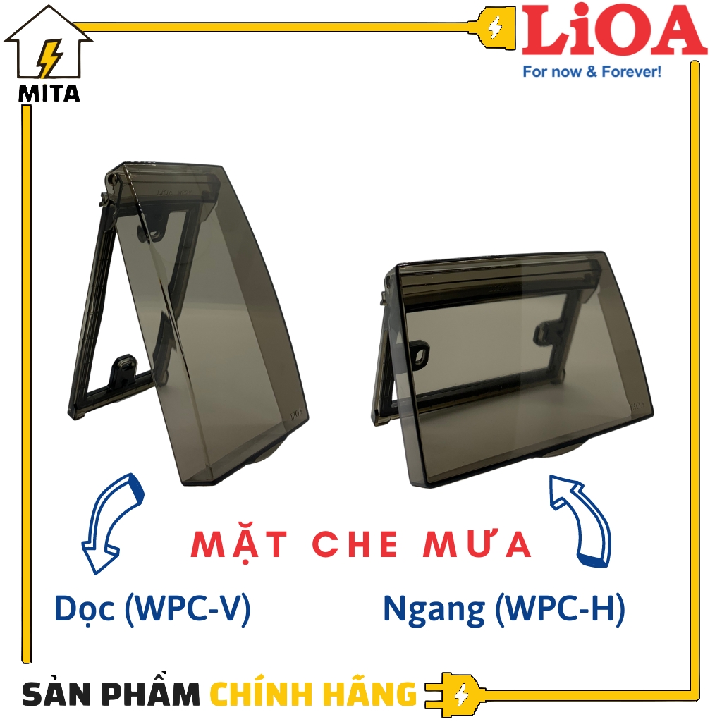 Mặt Chống Nước, Che Mưa LiOA - Mặt Che Ổ Cắm, Ổ Điện Ngoài Trời LiOA