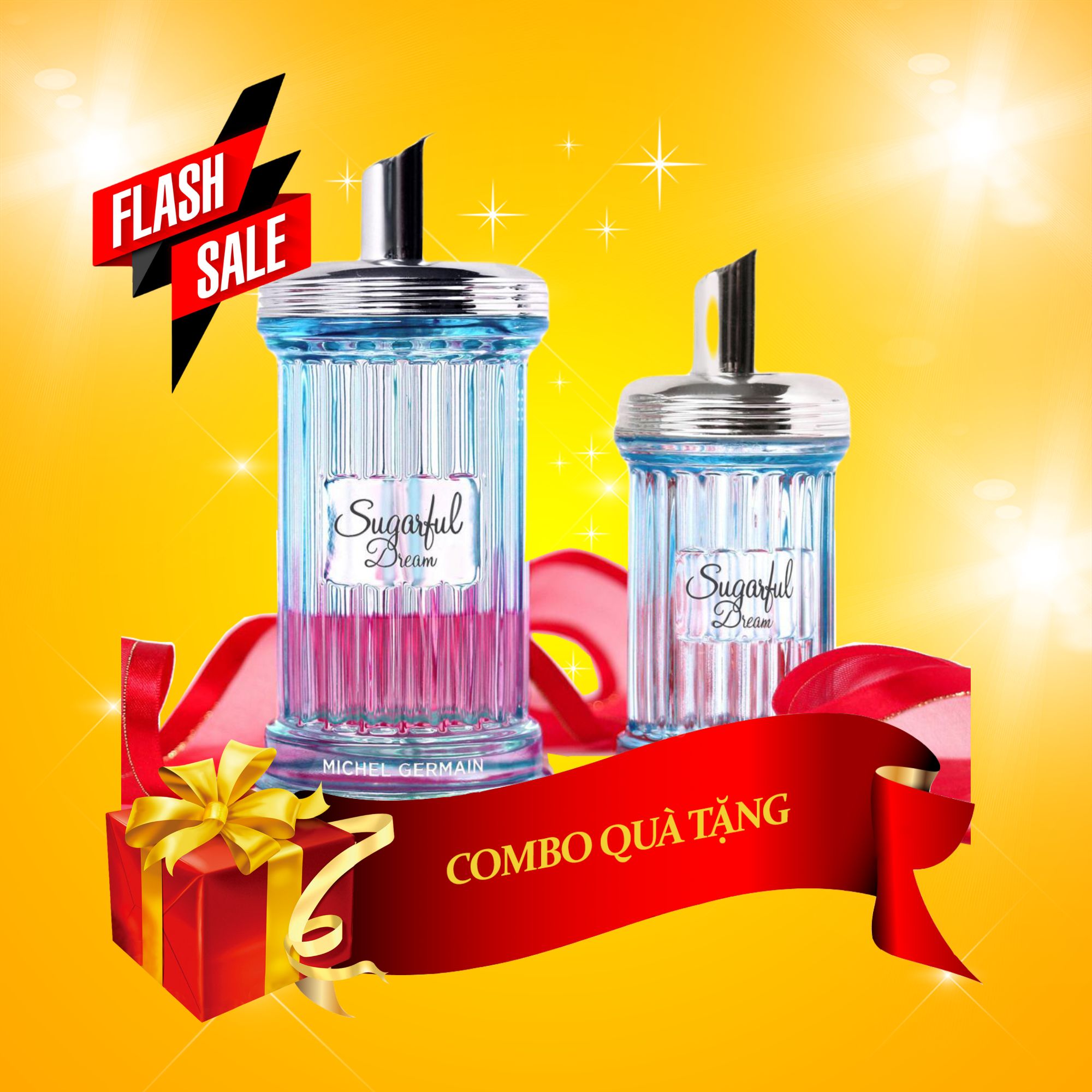 Set nước hoa Pháp Sugarful Dream 100ml + 40ml - Set nước hoa Nữ chính hãng Michel Germain