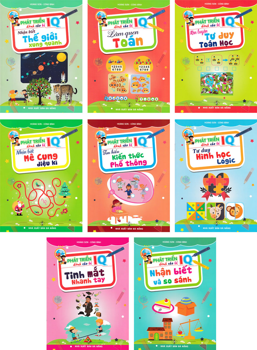Combo Phát Triển IQ Dành Cho Bé  - HA
