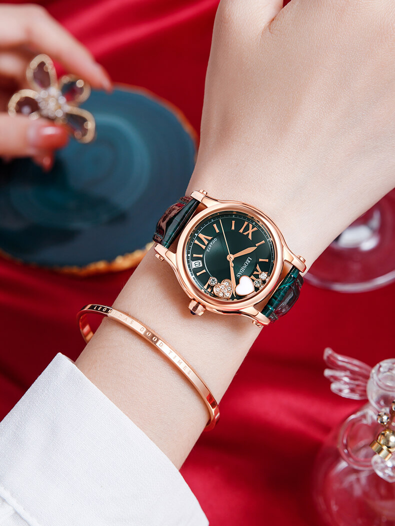Đồng hồ nữ chính hãng LEONIDAS LD80171-2 Kính sapphire ,chống xước ,Chống nước 30m ,Bảo hành 24 tháng,Máy điện tử(Pin),dây da cao cấp, thiết kế đơn giản dễ đeo