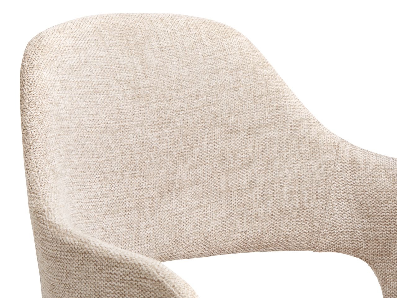 Ghế làm việc | JYSK Reerslev | vải polyester | vàng cát/trắng | R51xS59xC78/82cm