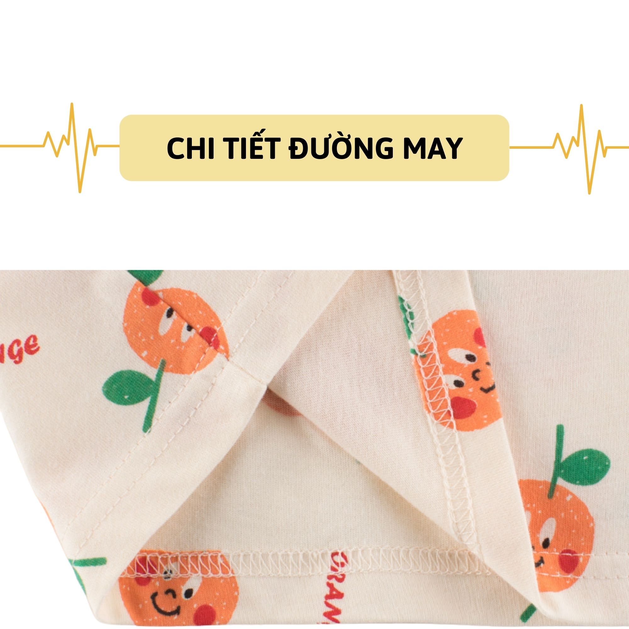 Áo thun bé gái 27Home áo cộc cho bé M-ORANGE - S3009