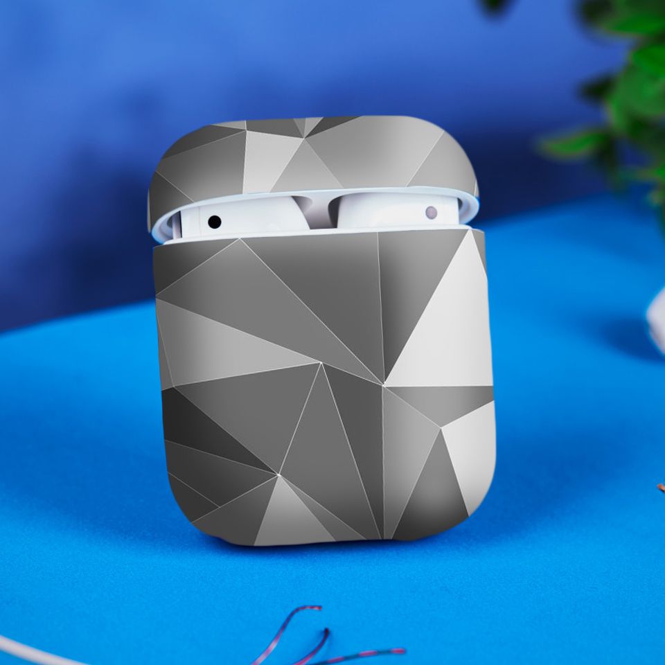 Miếng dán skin chống bẩn cho tai nghe AirPods in hình thiết kế - atk336 (bản không dây 1 và 2