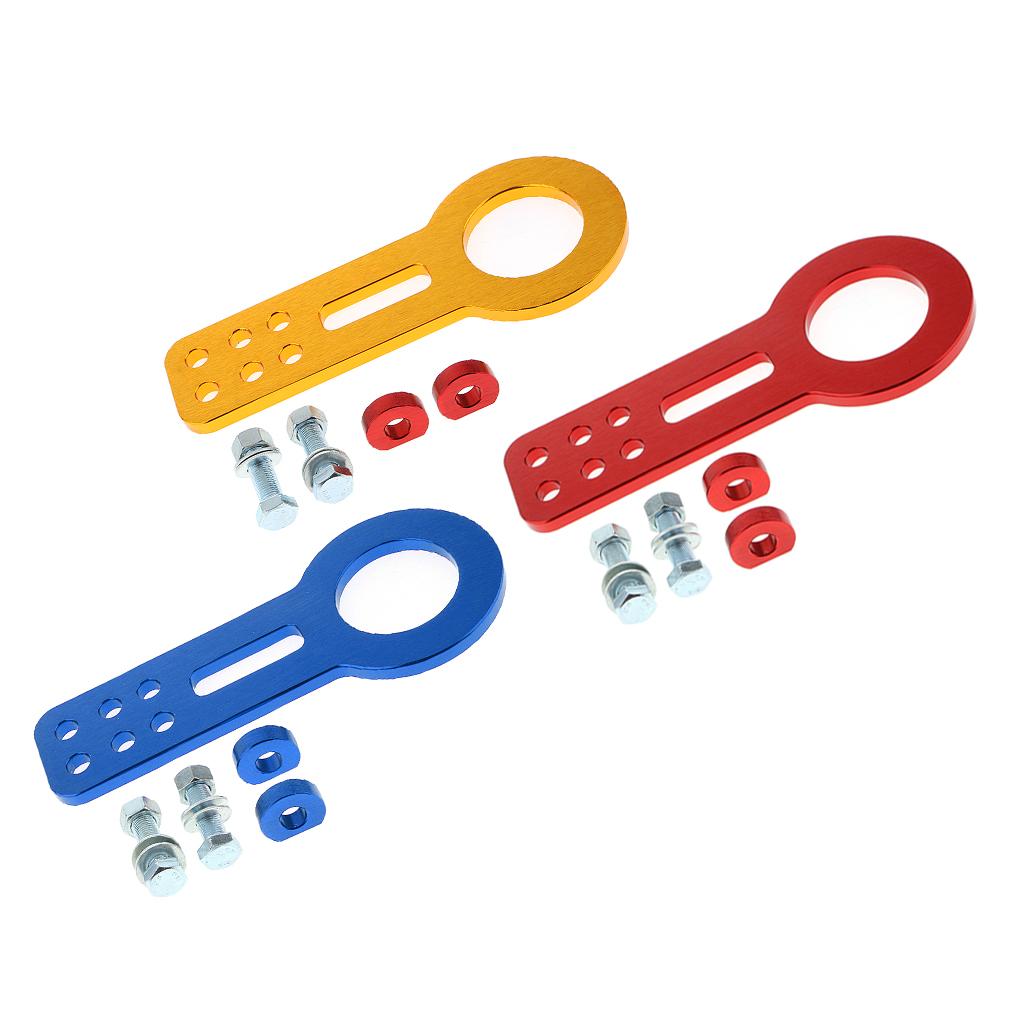 Aluminum Alloy Racing Tow Hook Rear Towing Bar Hook for Car Truck SUV Red