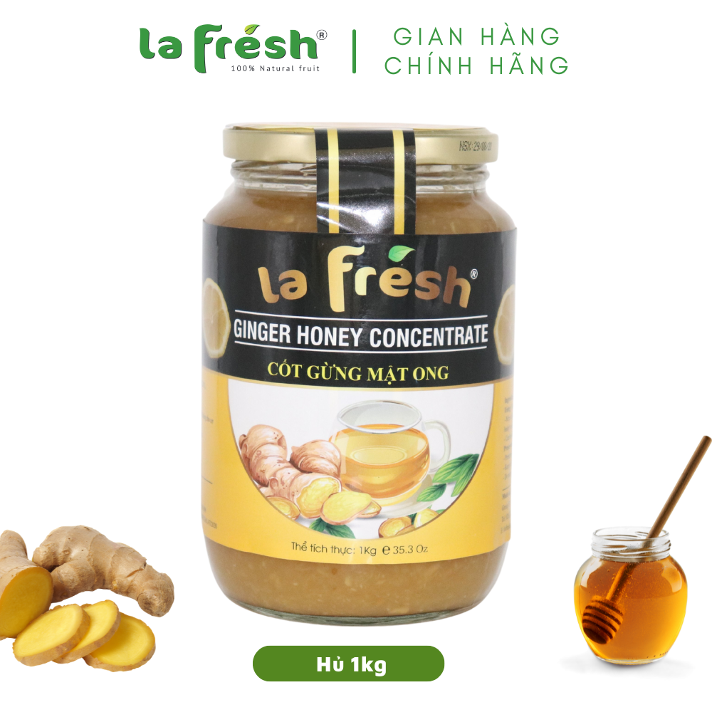 Nước Cốt Gừng Mật Ong LaFresh Đà Lạt - Hủ 1kg