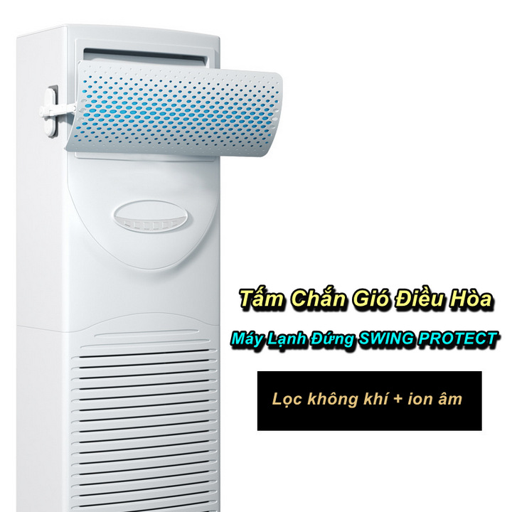 Tấm Đổi Hướng Gió Máy Lạnh Di Động SWING PROTECT Lọc Không Khí Ion Âm - Home and Garden