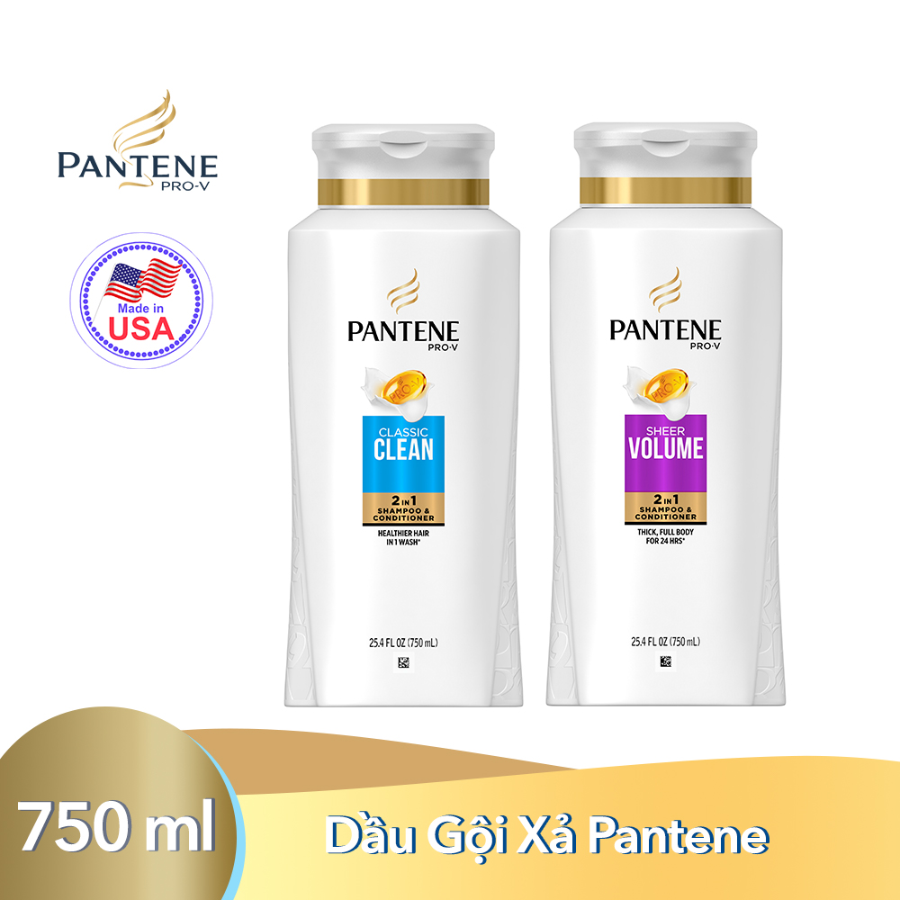 Dầu Gội &amp; Xả Pantene 2IN1 chai 750 ml