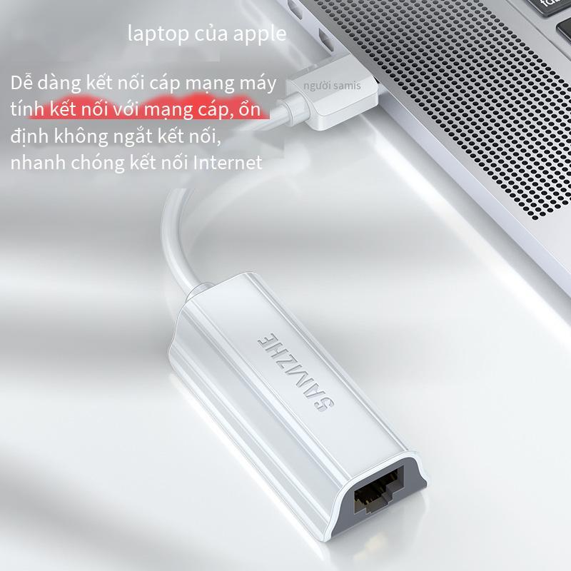 Phong cách mới nhất Shanze usb chuyển cổng mạng card mạng bên ngoài rj45 mạng có dây trăm gigabit card mạng máy tính giao diện truyền cáp mạng usb
