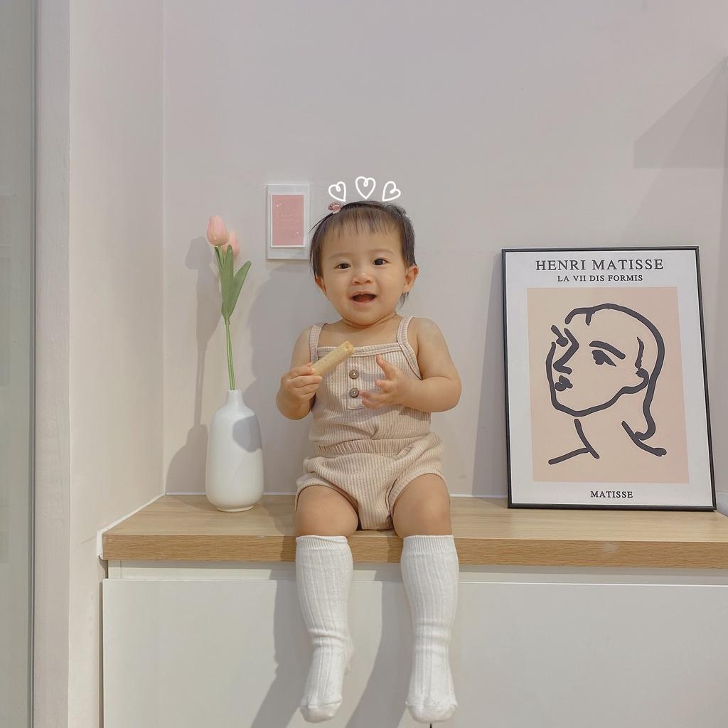 Set hai dây mặc nhà Cotton cho bé