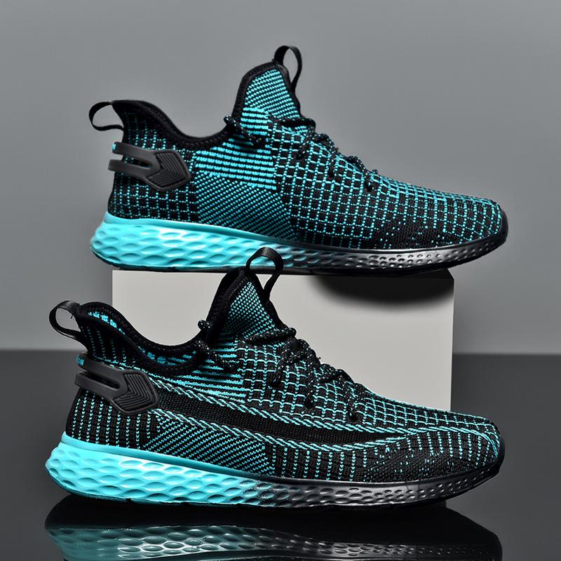 Kích thước 36-48 Mùa hè Mùa hè Sneakers cho các cặp vợ chồng phụ nữ Ánh sáng Giày chạy bộ thoải mái Color: Black Shoe Size: 8
