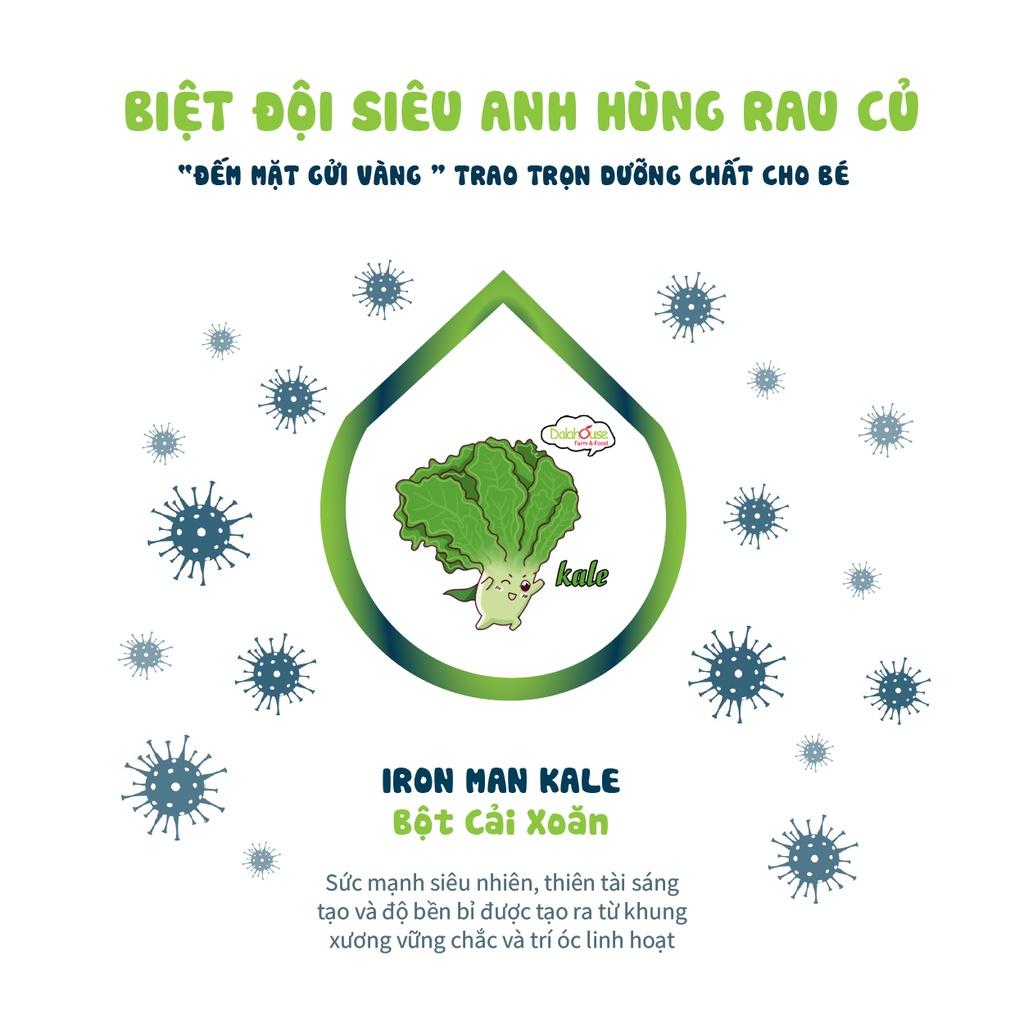 Bột cải xoăn kale sấy lạnh nguyên chất Dalahouse 60gr đạt tiêu chuẩn Châu Âu