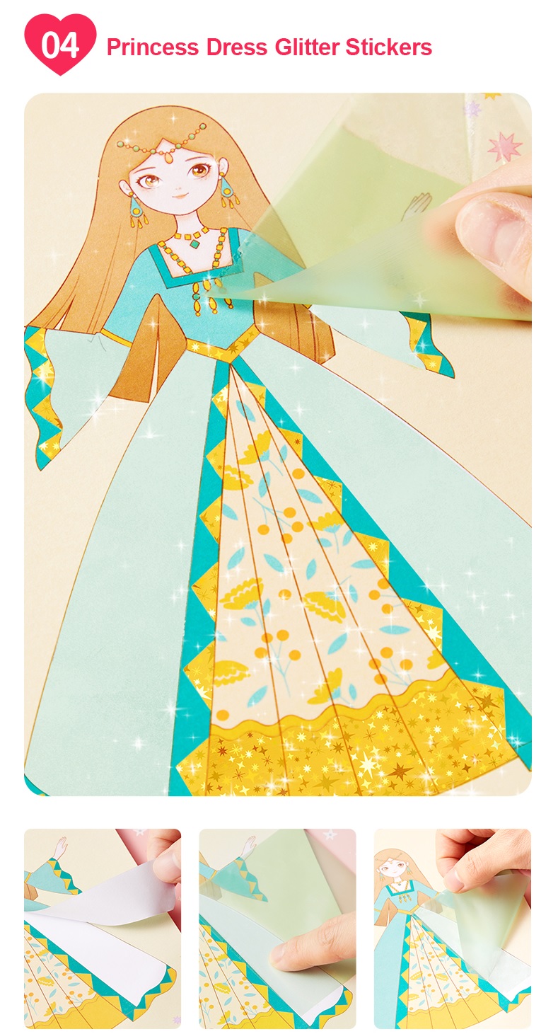 Bộ Đồ Chơi Trang Điểm và Thiết Kế Thời Trang Công Chúa 3in1 – Mideer Dress Up Game Set – Princess Makeup Kit