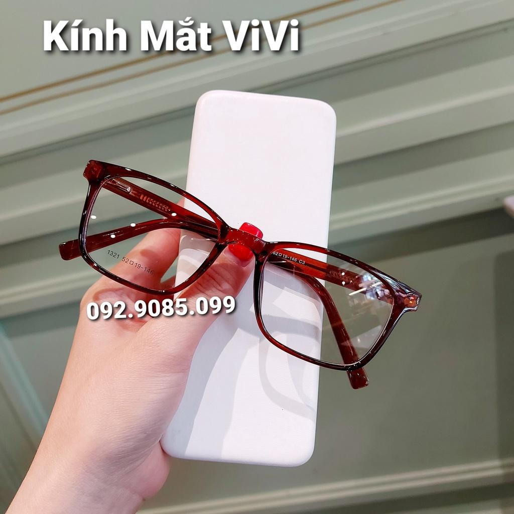 Gọng cận dáng vuông( Gọng nhựa cốt kim loại - hàng cao cấp) + Kính mát thời trang ( Nam + Nữ