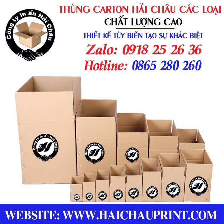 Combo 20 Thùng Carton 22x19x14cm - HC059 - Carton 3 lớp, Cứng Cáp, Tiện Lợi...