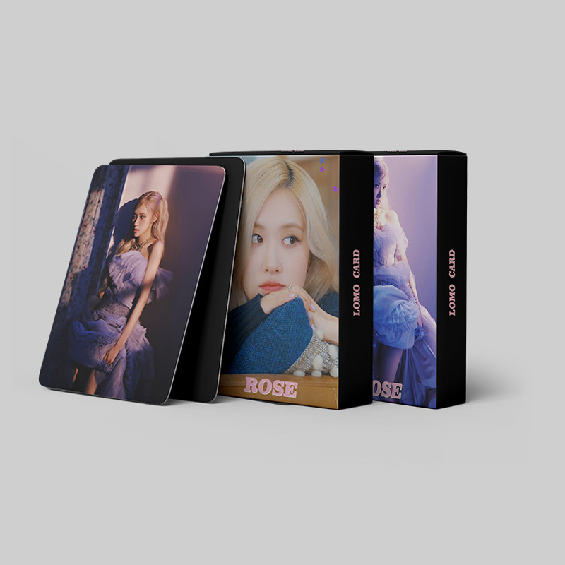 Set 55 lomo card Blackpink ROSE dễ thương 2023