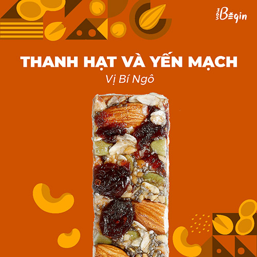 HỘP THANH NĂNG LƯỢNG HẠT &amp; YẾN MẠCH SUPERFIT - VỊ BÍ ĐỎ - PUMPKIN