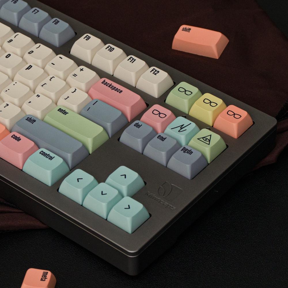 Canvas keycaps XDA profile Dye Sub PBT keycap 134 keys 64/68/87/96/980