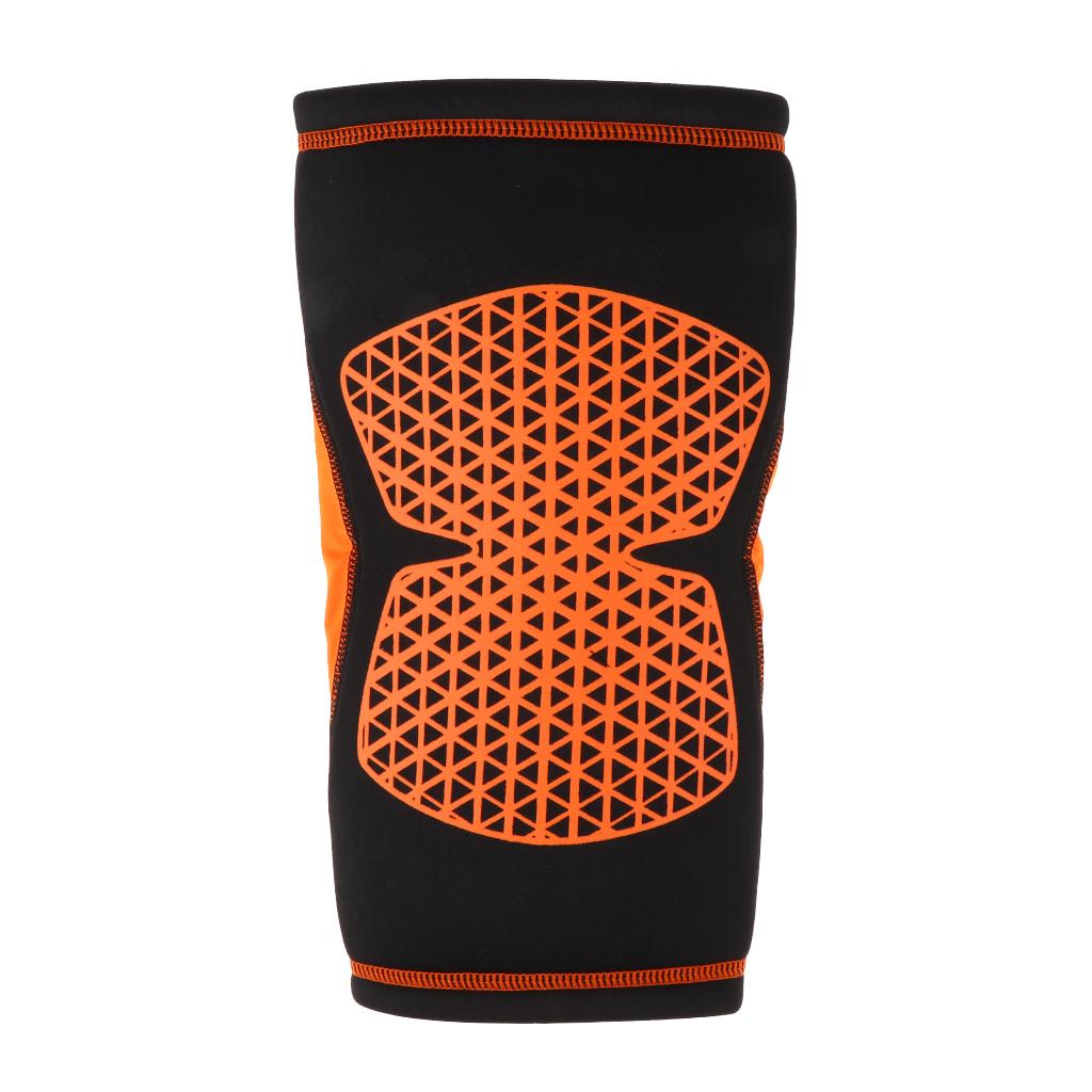 Sport Knee Compression Sleeve Protector Leg Joint Support Brace Guard Band for Basketball Football Running