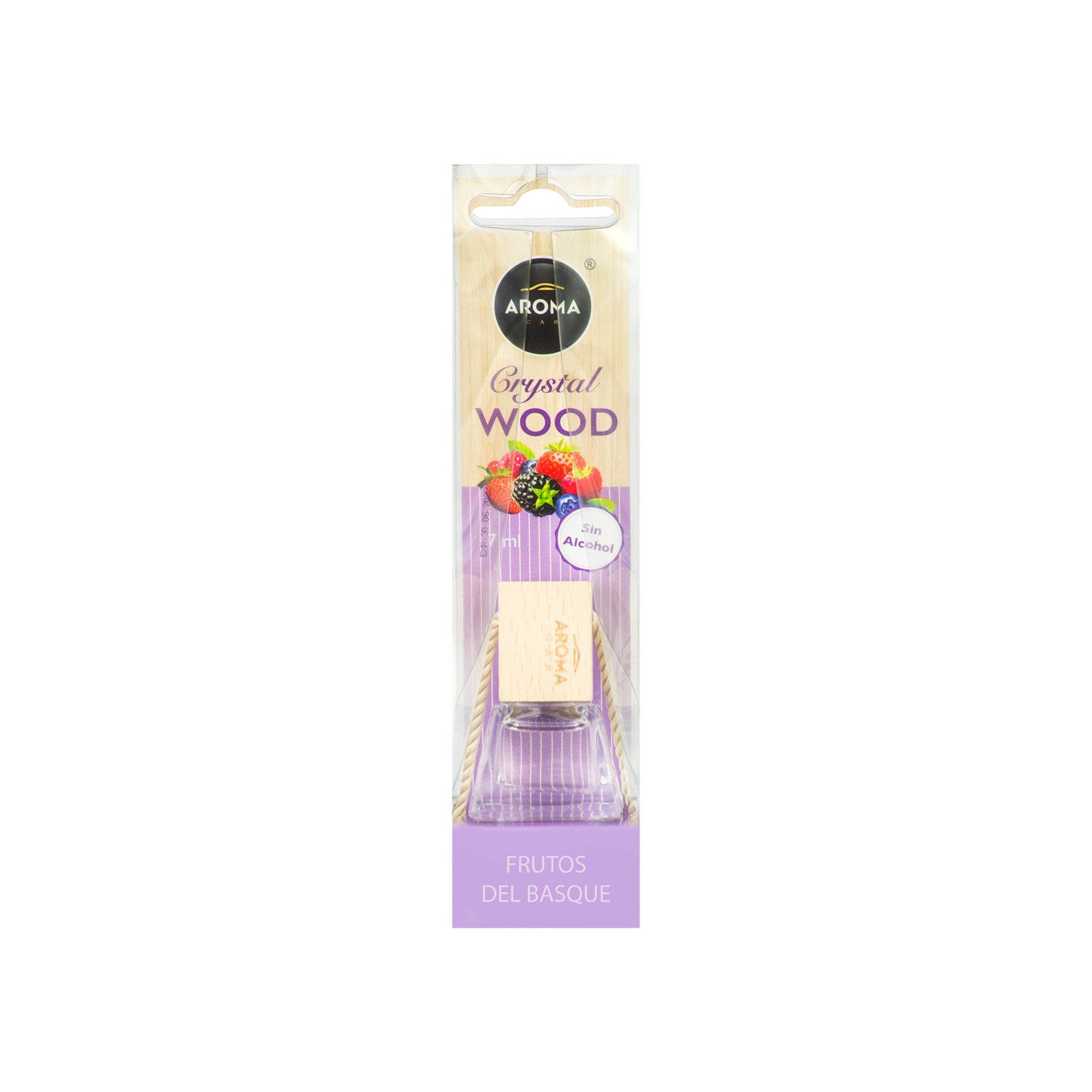 Tinh dầu treo  ô tô Aroma Car Crystal Wood 7ml - Forest Fruits (trái cây rừng)