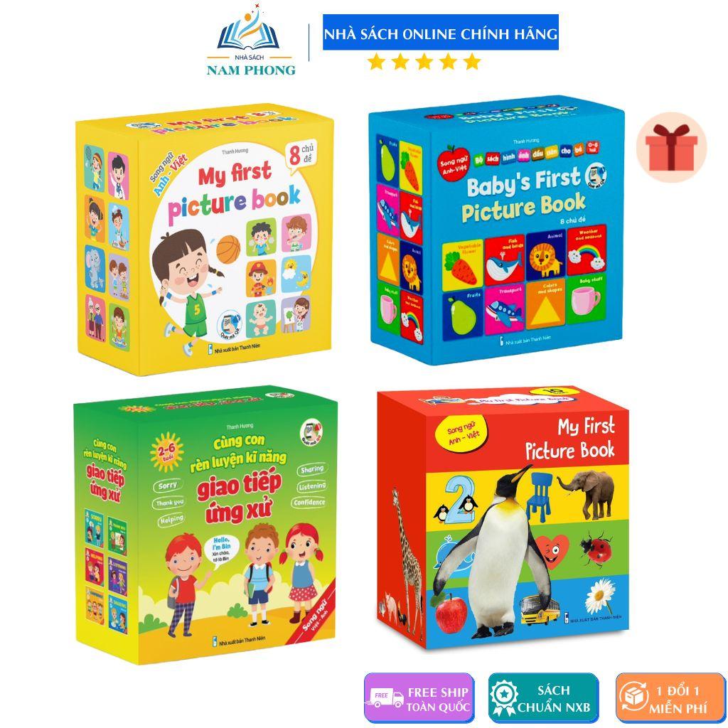 Bộ Sách Bìa Cứng Từ Điển Thư Viện Hình Ảnh Đầu Tiên Cho Bé My First Picture Books - Song Ngữ