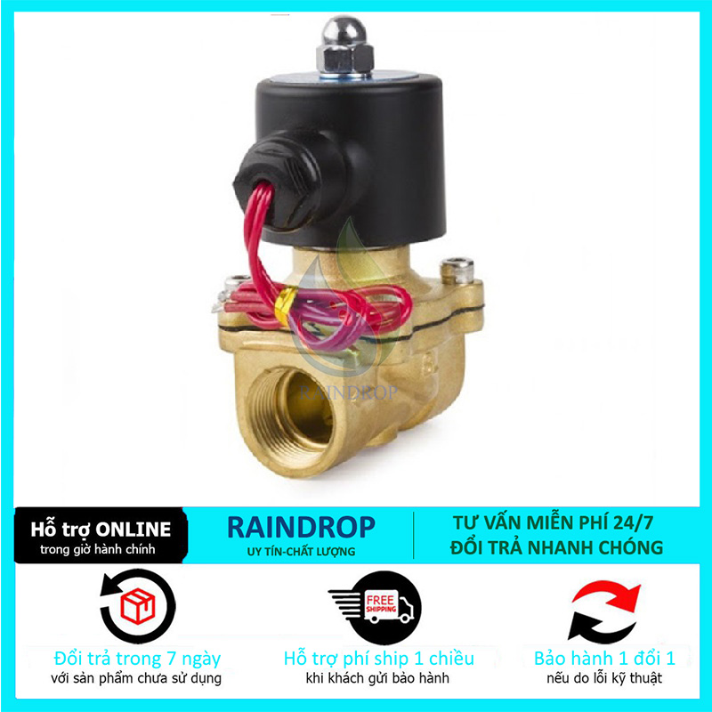 Van điện từ 34mm - 24VAC, 220VAC