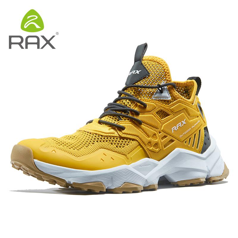 Rax Nam Giày Đi Bộ Đường Dài Thoáng Khí Giày Thể Thao Ngoài Trời Giày Cho Nam Nhẹ Leo Núi Giày Đi Bộ Giày Nhẹ Color: white Shoe Size: 46