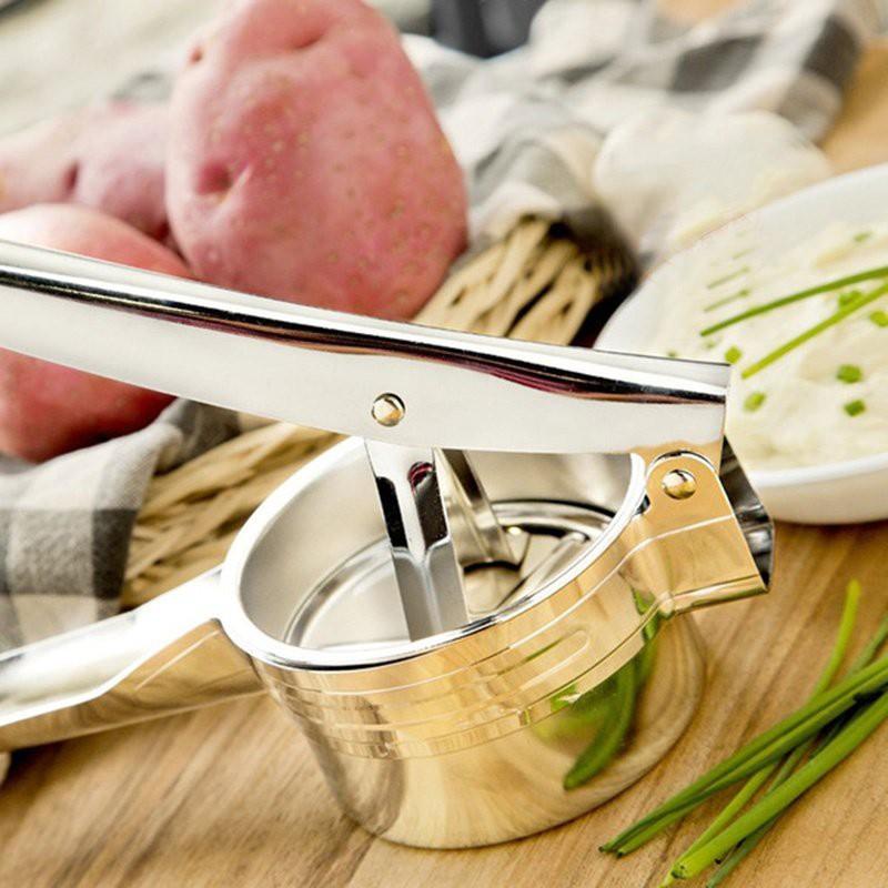 Dụng cụ ép củ quả, làm sợi bún đa năng 3 vỉ khuôn