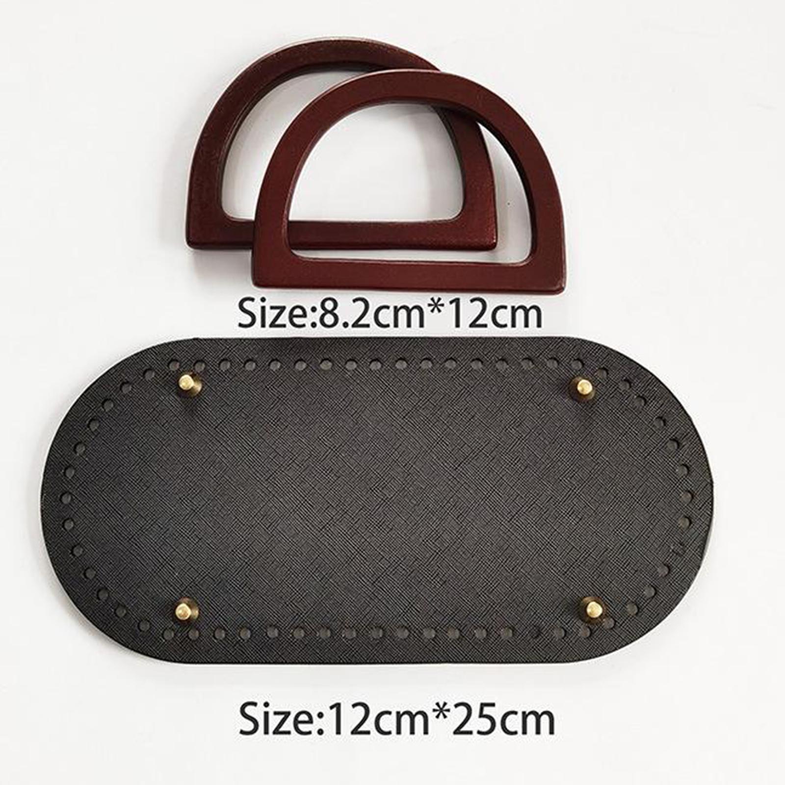 4Pcs Hardened DIY Crochet Bag Bottom mat Insert Handbag Accessories