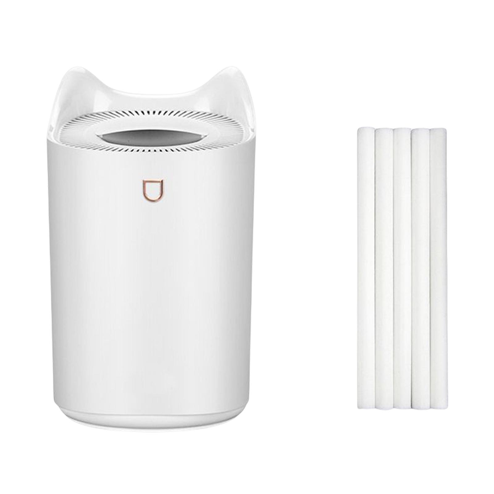 Air Humidifier Essential Diffuser Oil LED Night Light 3L White