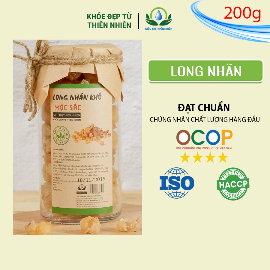 Long nhãn khô Mộc Sắc cao cấp