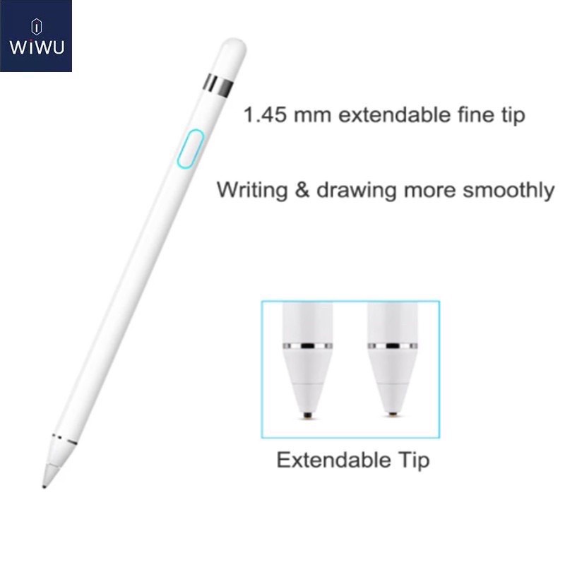 Bút Cảm Ứng Wiwu Picasso Dảnh Cho iPad/Máy Tính Bảng/IOS/Android/Windows Touch Pen P339 - Hàng Chính Hãng