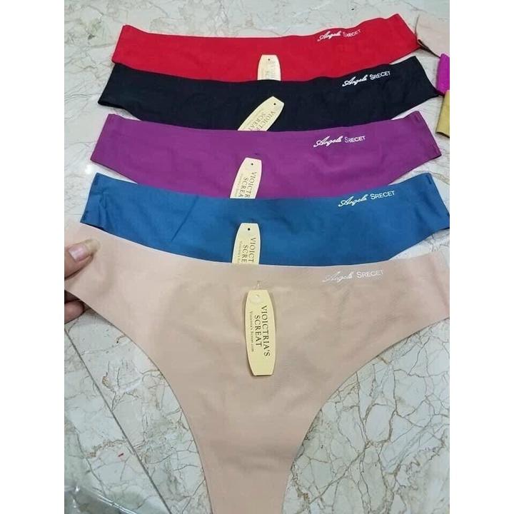 Sét 5 quần lót nữ lọt khe đúc su không đường may cao cấp