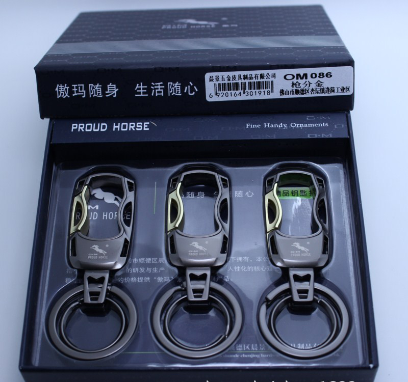 Móc Khoá Dùng Cho Xe Máy Ô Tô INOX Cao Cấp Gài Lưng Quần Nam Thái Lan Proud Horse K086