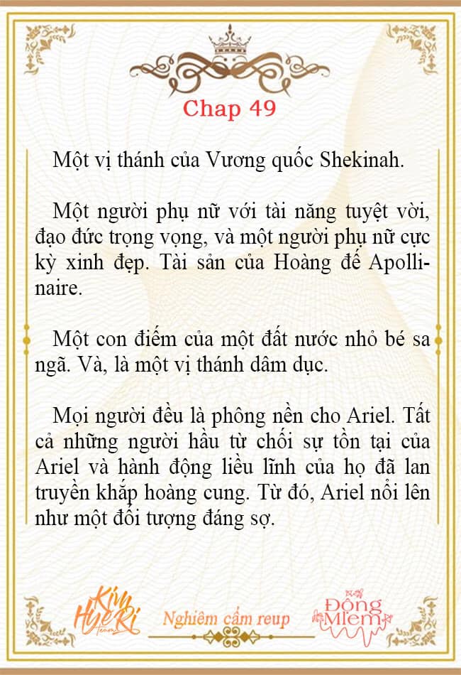[novel 18+] ariel, thánh nữ dâm đãng chapter 49 2