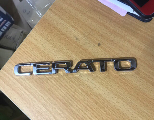 Logo chữ Cerato cho xe Cerato