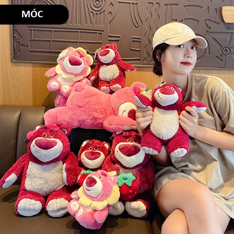 GẤU BÔNG GẤU DÂU LOTSO siêu mịn và thơm dâu