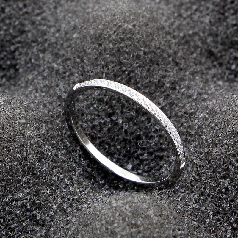 Nhẫn titan only one đá cubic không phai vĩnh viễn Nk27