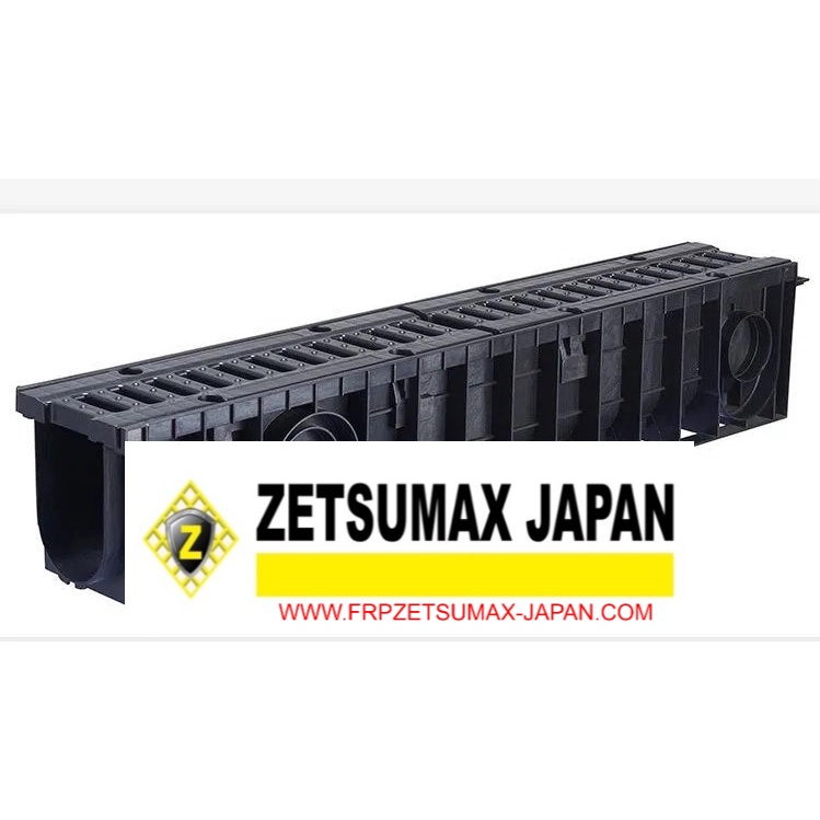 Rãnh Thoát Nước, Cống Thoát Nước Zetsumax -Japan Nhựa Hdpe Độ Bền Cao Chống Ăn Mòn Kích Thước (R)100 x (C)150 x (D)1000m