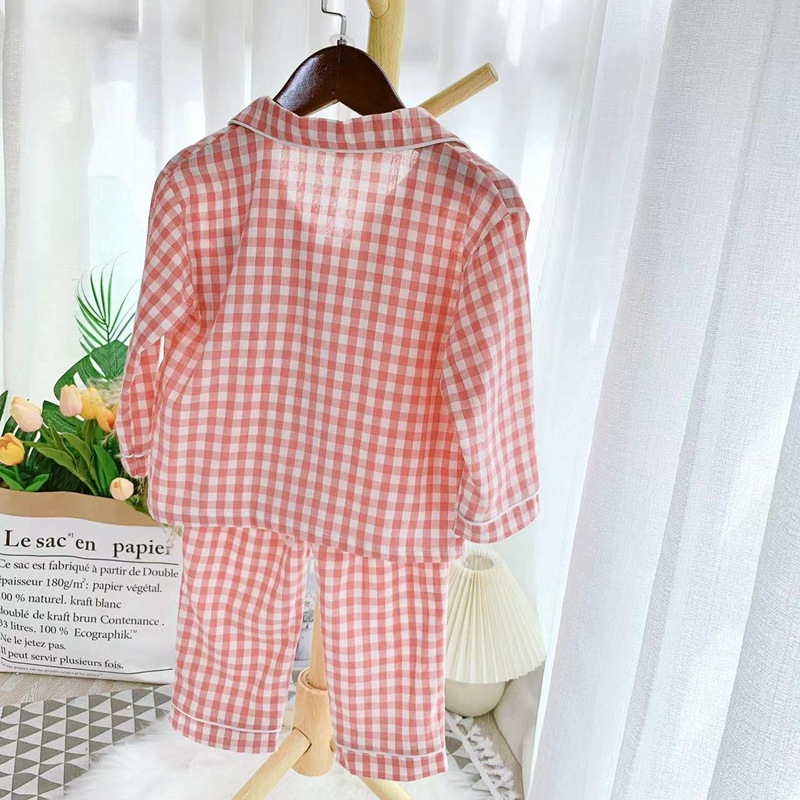 [8-40KG] Bộ Ngủ Pijama Phong Cách Hàn Quốc Cho Bé Trai, Bé Gái - Chất Liệu Kate Thái Mát Lạnh Mặc Mùa Hè Siêu Mát Cực Thích - Đồ Ngủ Cho Bé/ Đồ Mặc Nhà Cho Bé TenKids Store