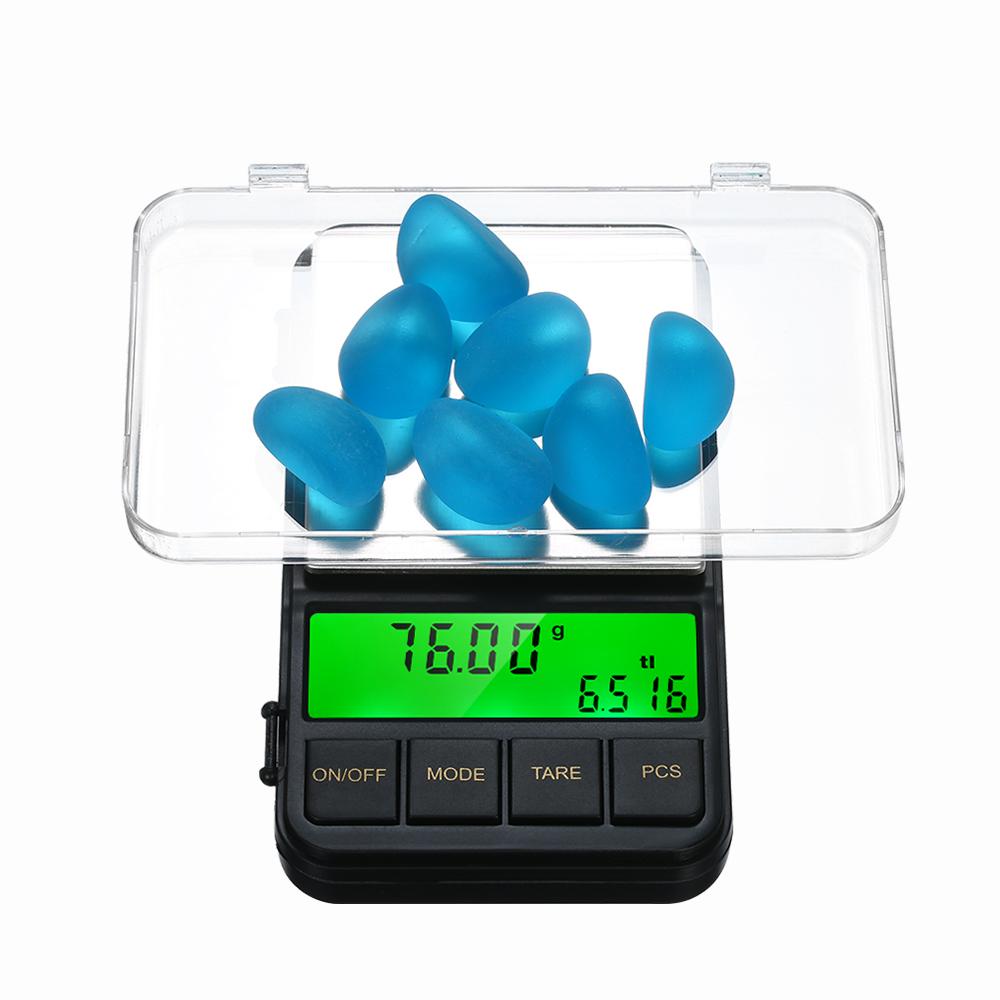 Cân bỏ túi chính xác 500g/0.01g màn hình hiển thị có đèn nền