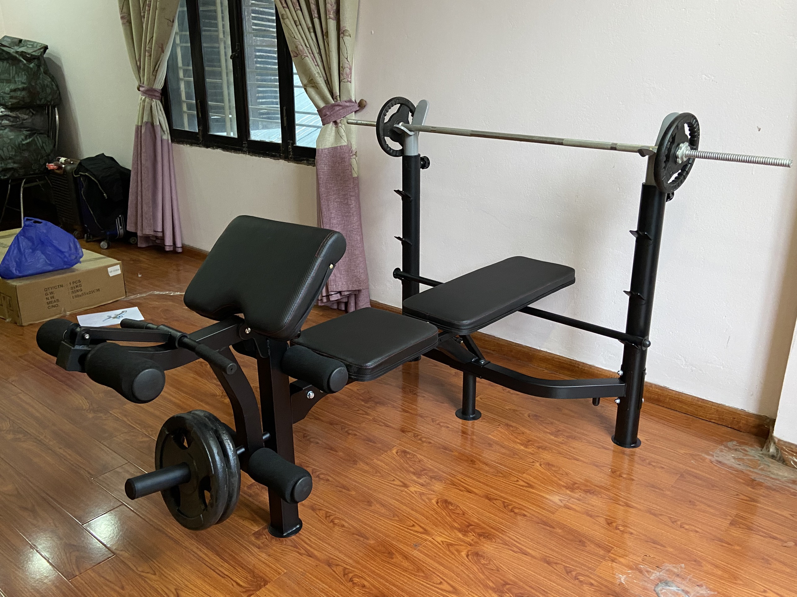 Ghế tập tạ đa năng Profitness MP-4380P ( chưa có đòn và tạ)