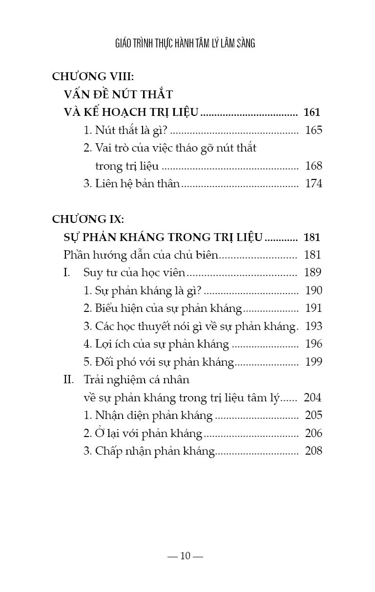 GIÁO TRÌNH THỰC HÀNH TÂM LÝ LÂM SÀNG